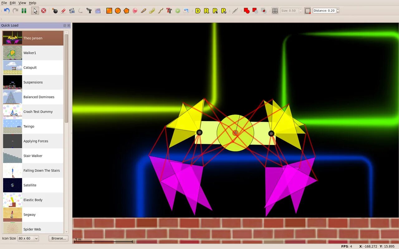 Physics simulate. Physion 1.2.0. physion. interactive physics 1989.