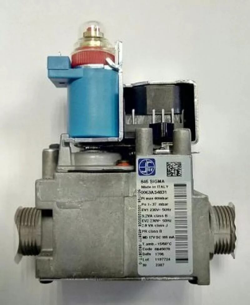 Клапан модуляции. 0063as4831 газовый клапан. sit 845 sigma. клапан газовый (sigma 845) 0063-21.
