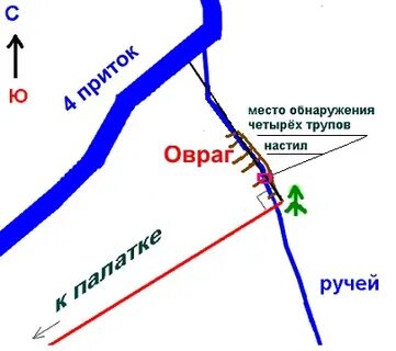 Место гибели на карте