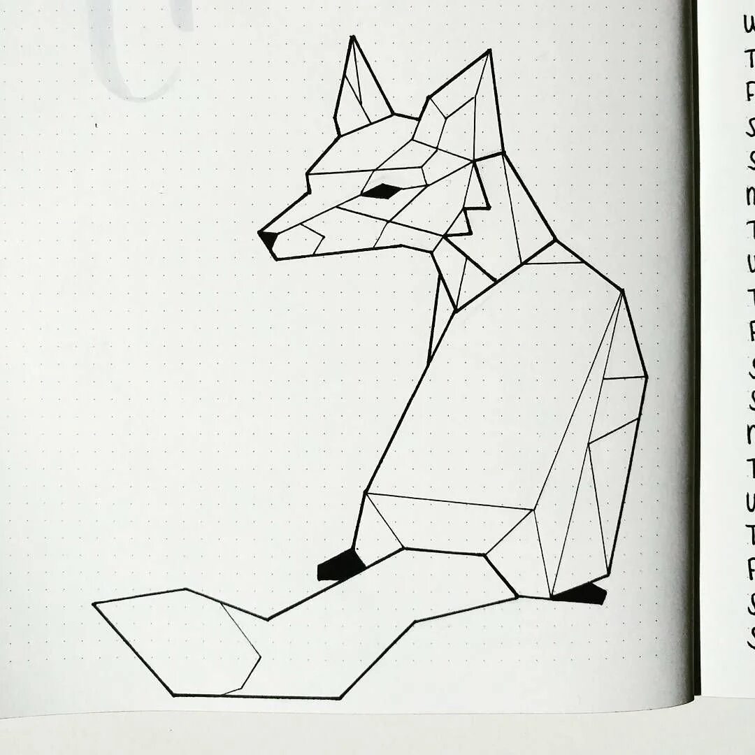 Рисуем животных из геометрических фигур 6 класс