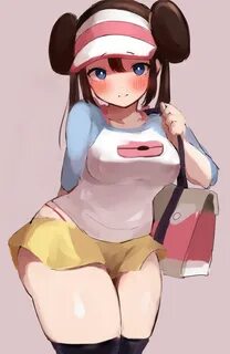 rosa (pokemon), nintendo, pokemon bw2, 1girls, bag, blue eyes, blush, breas...