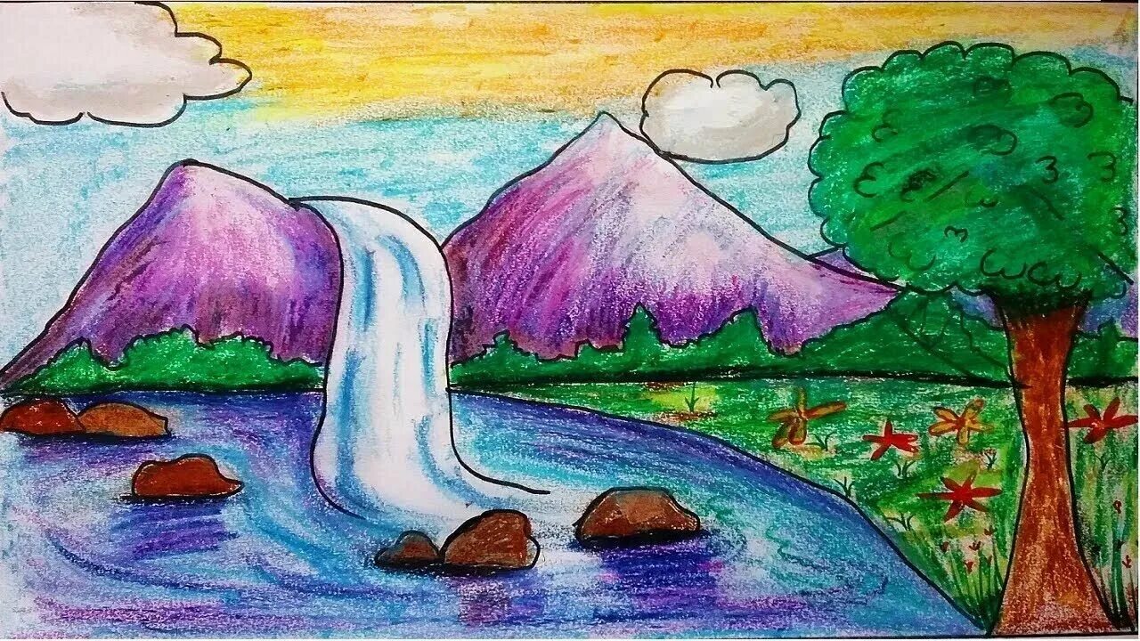 Красивый рисунок на тему