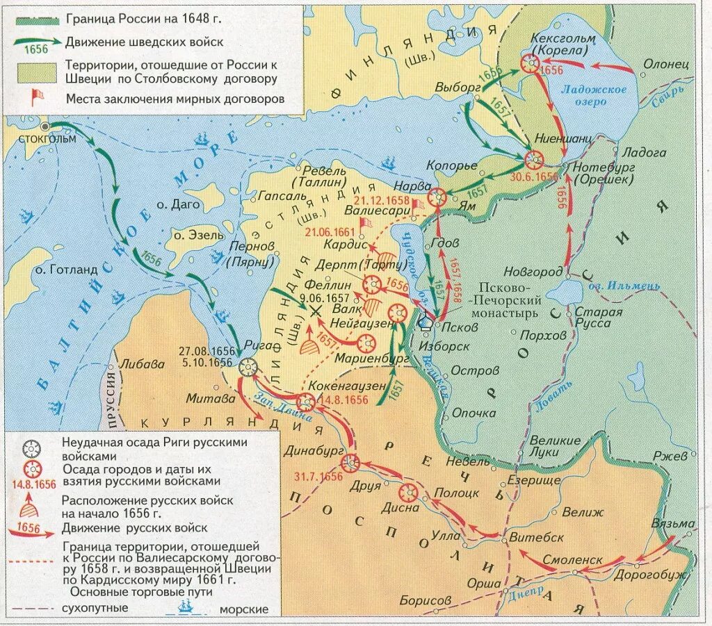 1617 год россия швеция
