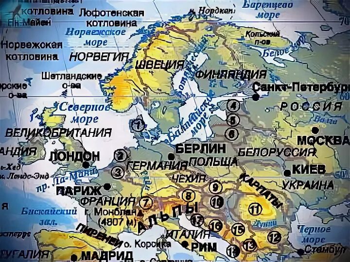 Где балтийское море на карте полушарий
