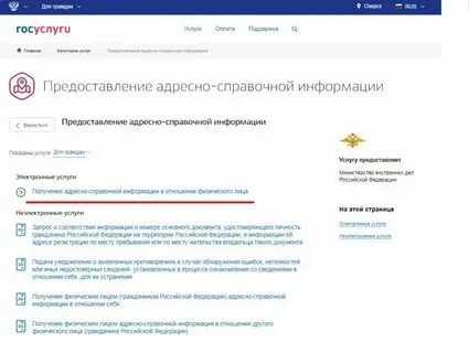 Фиас через госуслуги