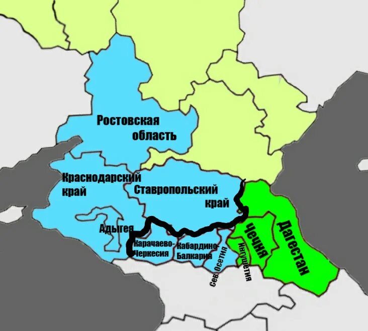 Объединение областей в край