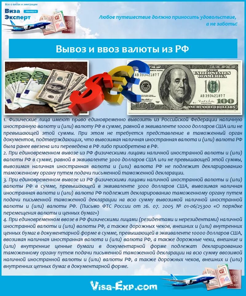 Сколько наличных можно ввозить в россию. Вывоз валюты из России. Порядок вывоза валюты из России. Ввоз иностранной валюты. Декларирование валюты.