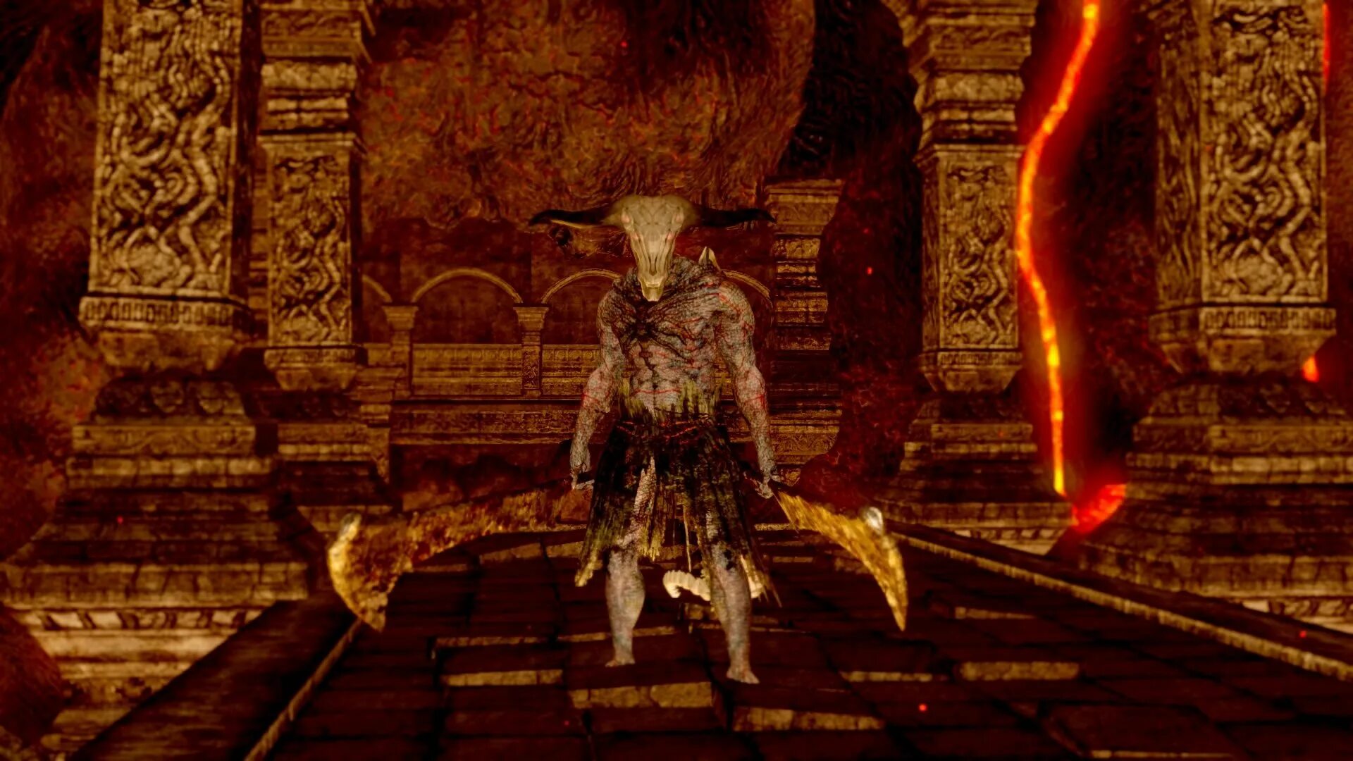 Dark Souls 1 демон Капра. Демон Капра Dark Souls босс. Демон Капра Dark Souls Remastered. Дарк соулс 1 ремастер демон Капра.