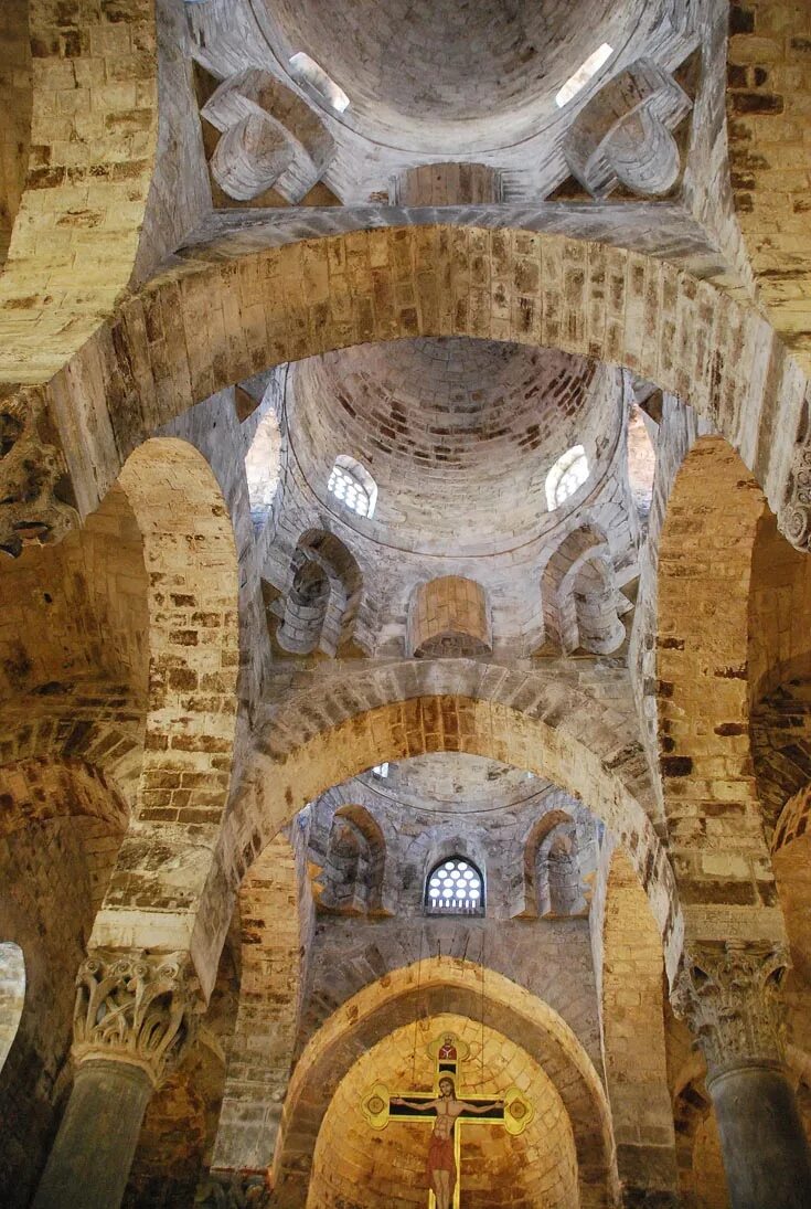 Тромп это. Церковь сан катальдо в палермо. церковь сан катальдо, 1161. тромпы в архитектуре византии. сан-катальдо внутри палермо.