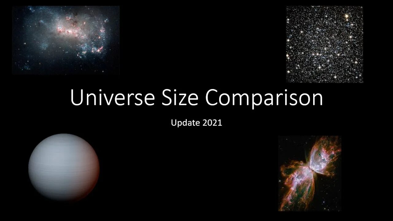 Universal size. Universe size comparison. universe size. universe size comparison 2025.