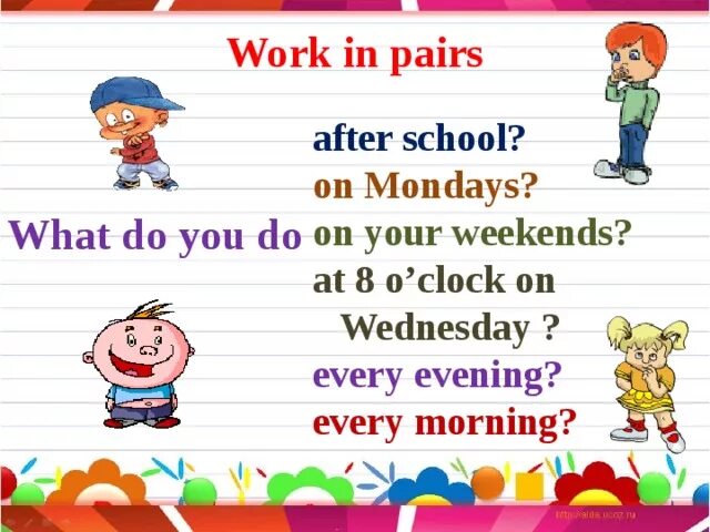 On monday he. What do you do. What do you do after School. What do you do on Monday. What do you do on Monday Worksheets.