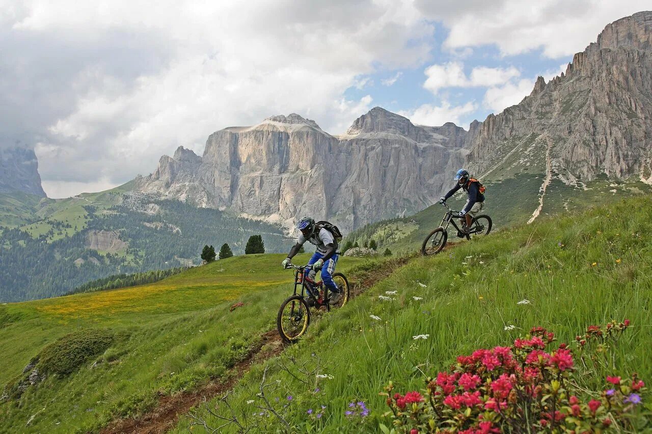 Велосипед едет в гору. Велосипед в горах. На велосипеде по горам. Велосипед в Альпах. Велосипедист в горах.