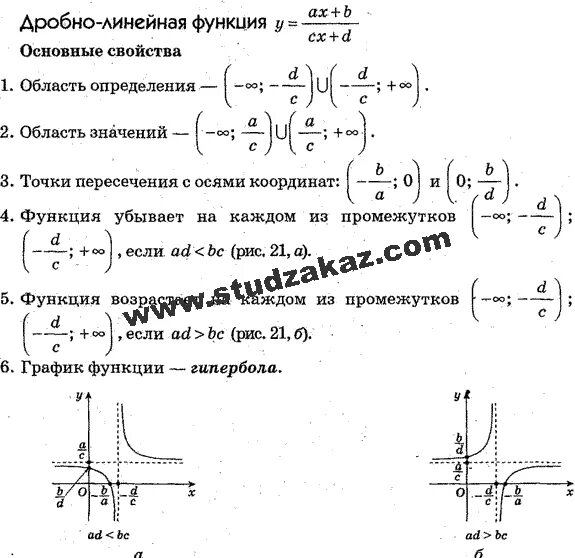 Дробно линейная функция формула. Дробно линейная функция область определения и значения. область определения дробно линейной функции. свойства дробно линейной функции. область значений дробно линейной функции.