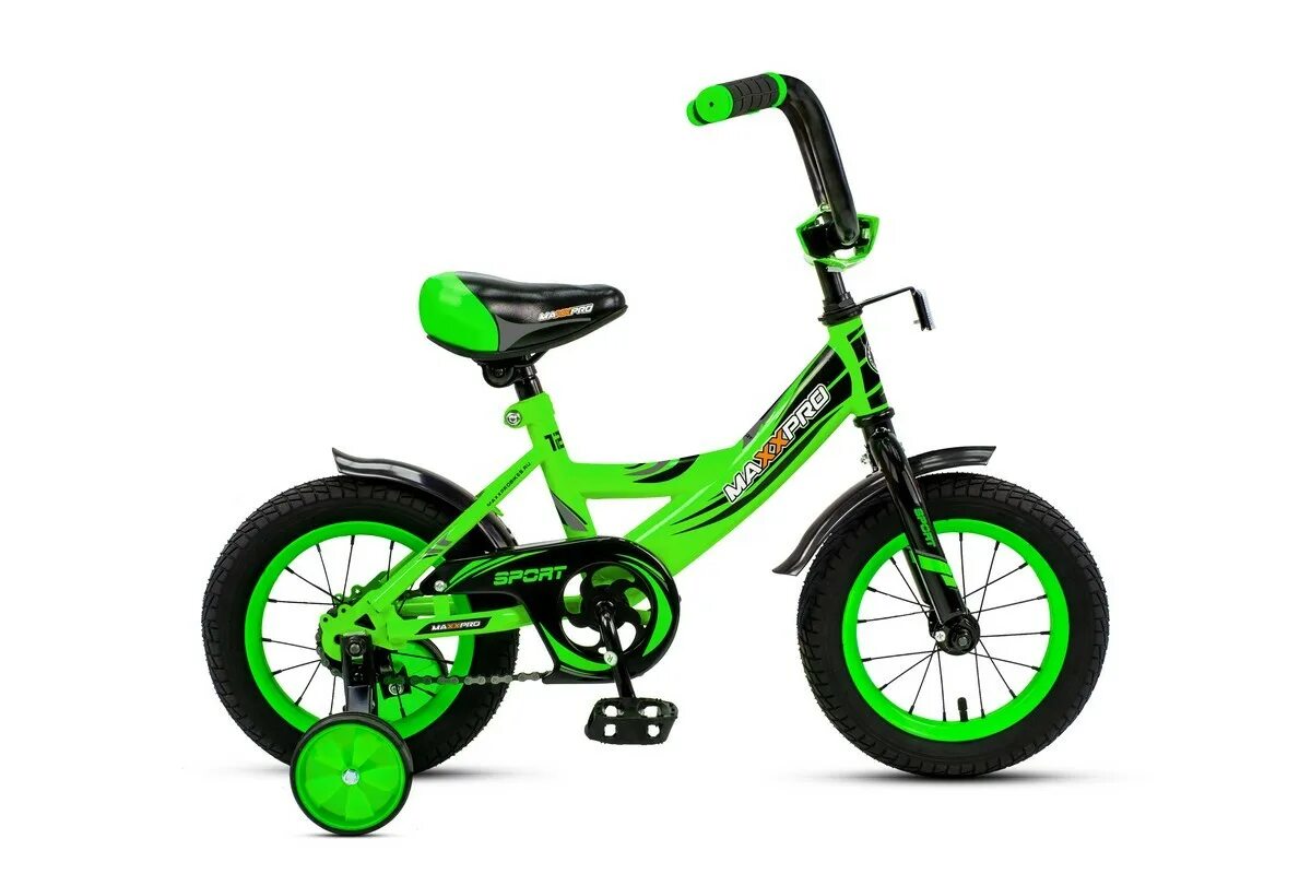 Детские велосипеды 4 6 лет. Детский велосипед MAXXPRO 12. Велосипед детский двухколесный MAXXPRO. Детский велосипед МАКСПРО 14. Велосипед МАКСПРО 12 зеленый.