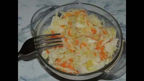 Капуста в горячей заливке быстрого приготовления