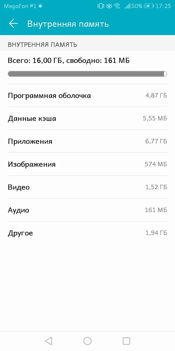 Память заполнена хотя там ничего нет. Память в телефоне хонор 7а. Очистка памяти телефона. Скрин заполненной памяти. Внутренняя память на хоноре.