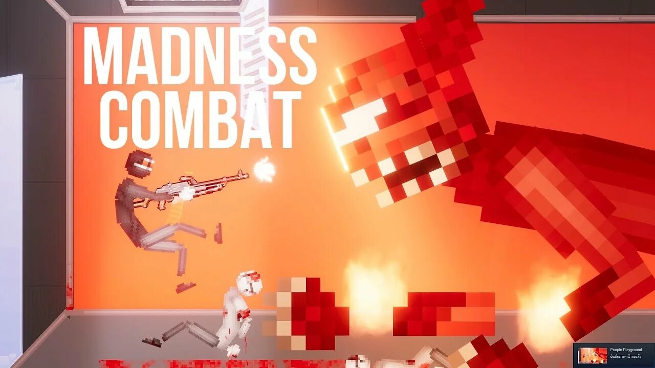 Combat people playground. Пипл плейграунд Madness Combat. Пипл плейграунд Madness Combat Mod.