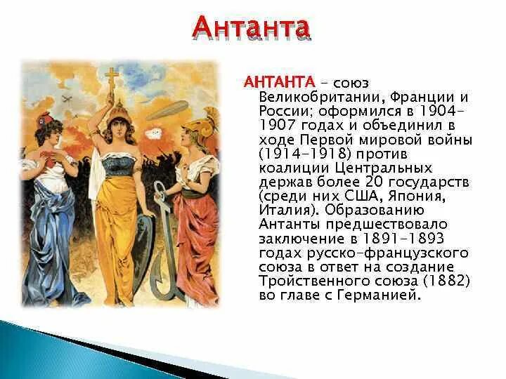 1904 Год Антанта. Антанта 1907 Россия Франция. Антанта 1891. Антанта 1907 год. Военно политический союз англии франции и россии