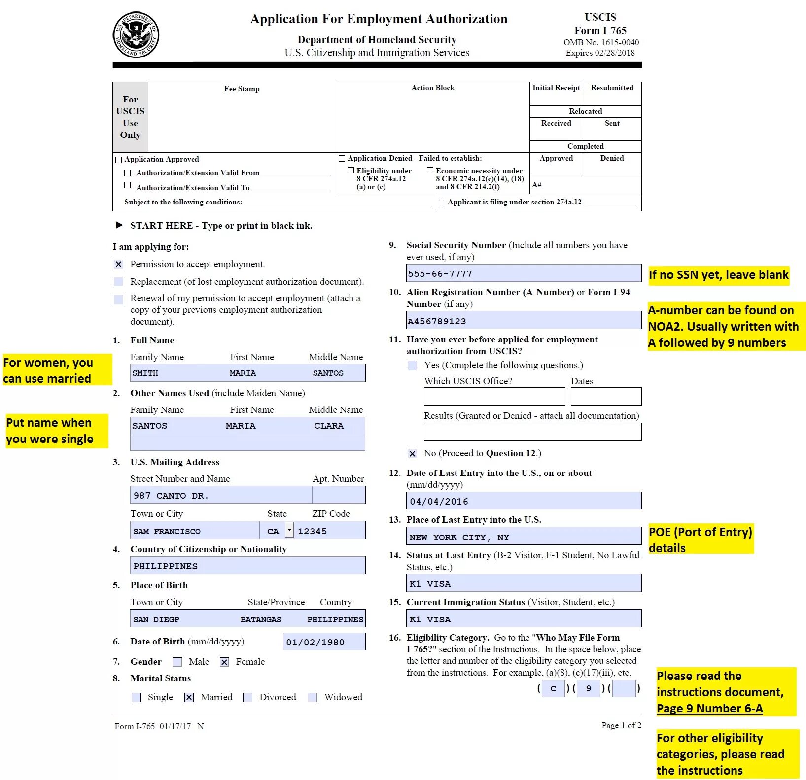 I form. Form i-765. заполнение формы i-765. i 765 application for employment authorization инструкция. i765 форма образец.