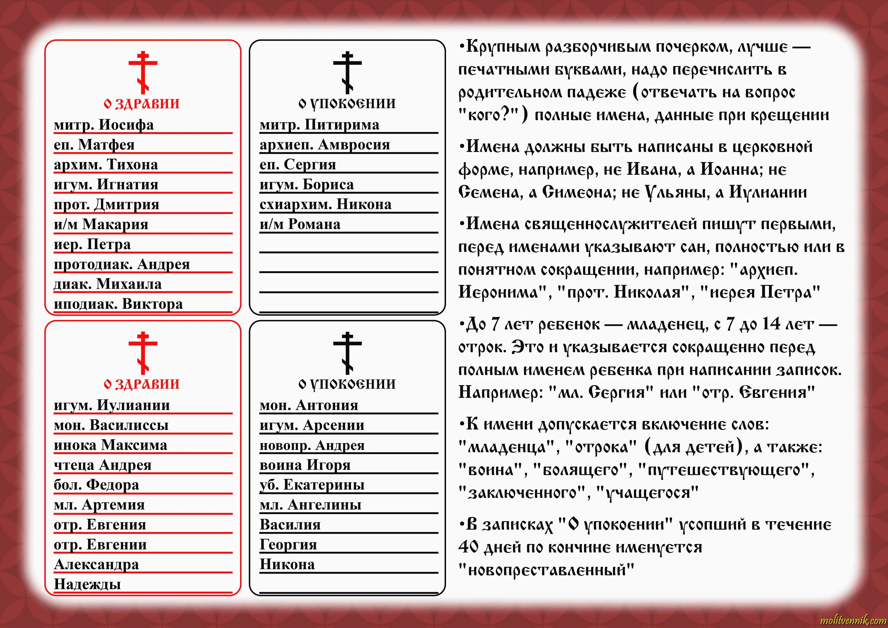 Какую службу заказывают на годовщину. Как писать Записки о здравии и о упокоении. Как правильно написать записку о здравии и о упокоении. Записки о здравии и о упокоении образец заполнения. Как написать Записки в Церковь о здравии и о упокоении.