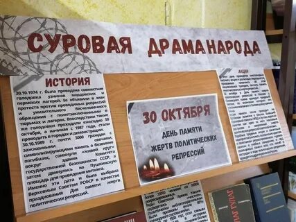 Выставка памяти жертв политических репрессий