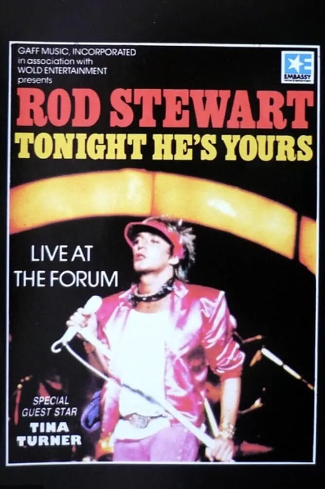 Tonight he comes. Rod Stewart Tonight i'm yours.