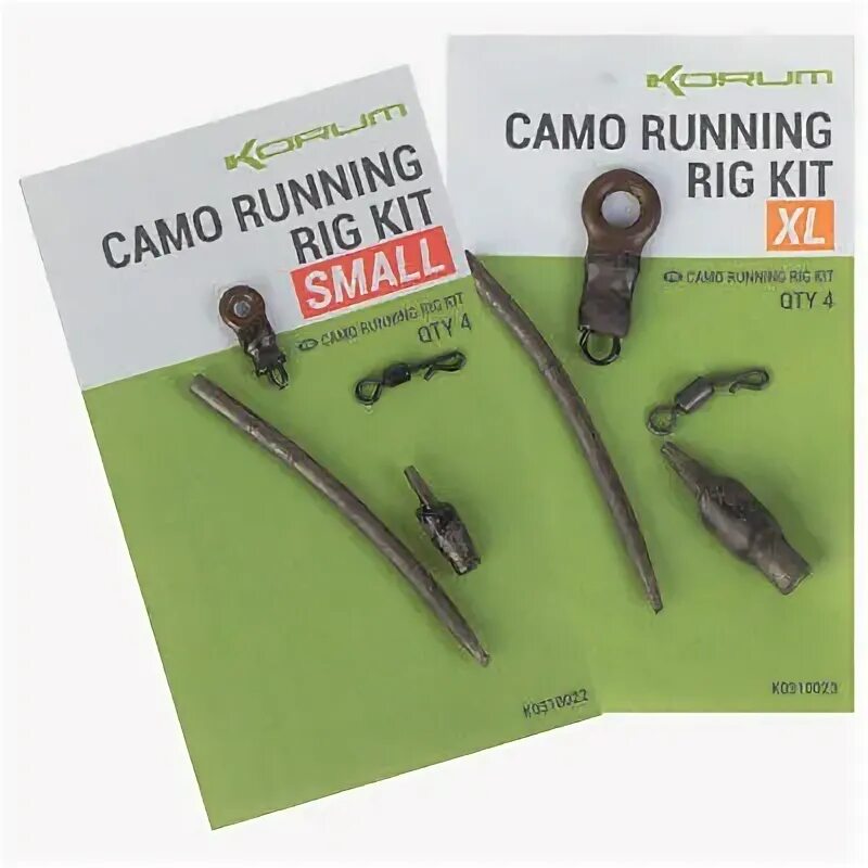 Running rigging. Korum rig. running rig kit. korum camo turbo beads.
