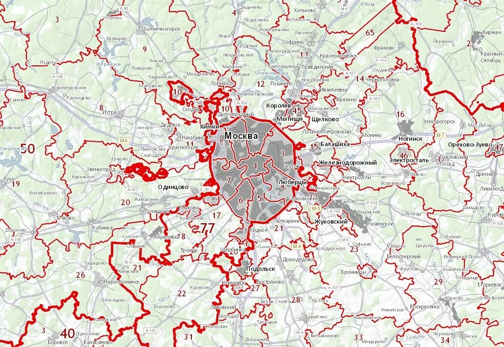 Кадастровая карта посад