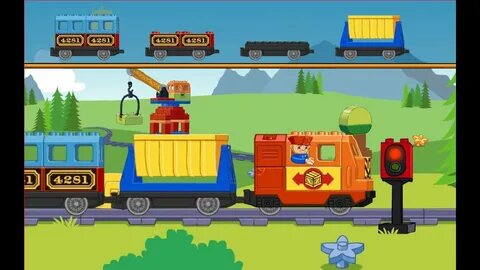 Игра поезд для детей