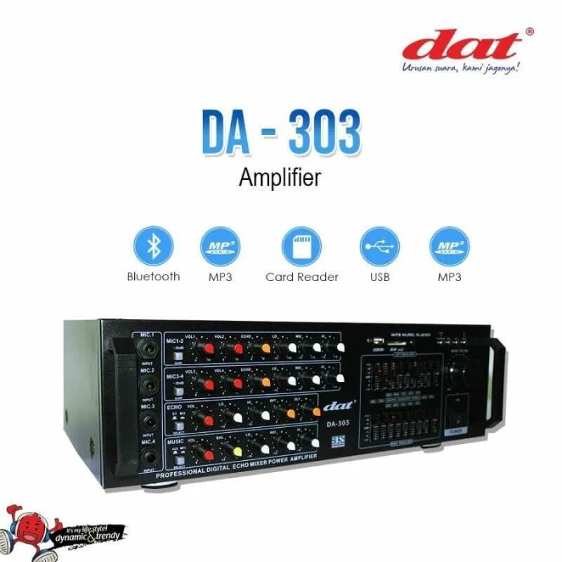 Ampli dat da 806. Power dat logative.