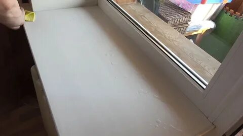 Как обновить подоконник из пластика не снимая