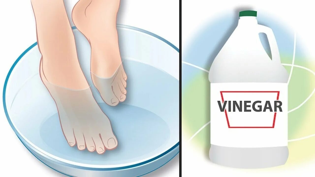 Foot week. Dip your Toe in. Vinegar Card.