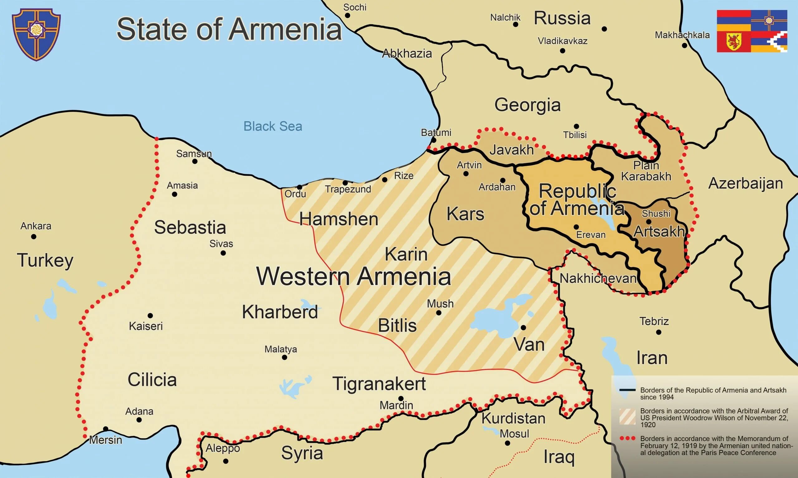 Армяне на карте