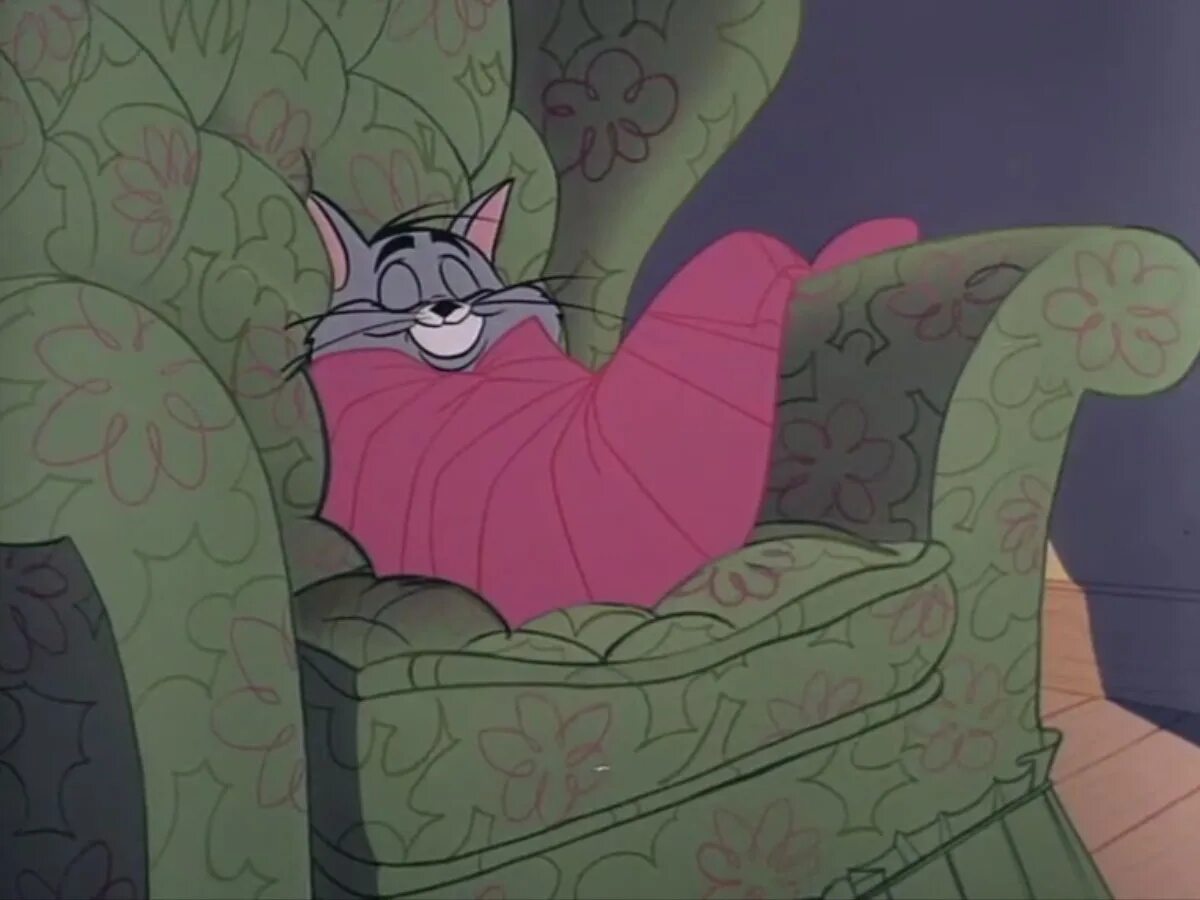 Sleeping tom. Том в одеяле. Том и Джерри том в одеяле. Том в кресле. Том и Джерри под одеялом.