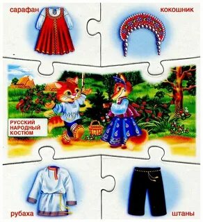 Дидактическая игра народные костюмы