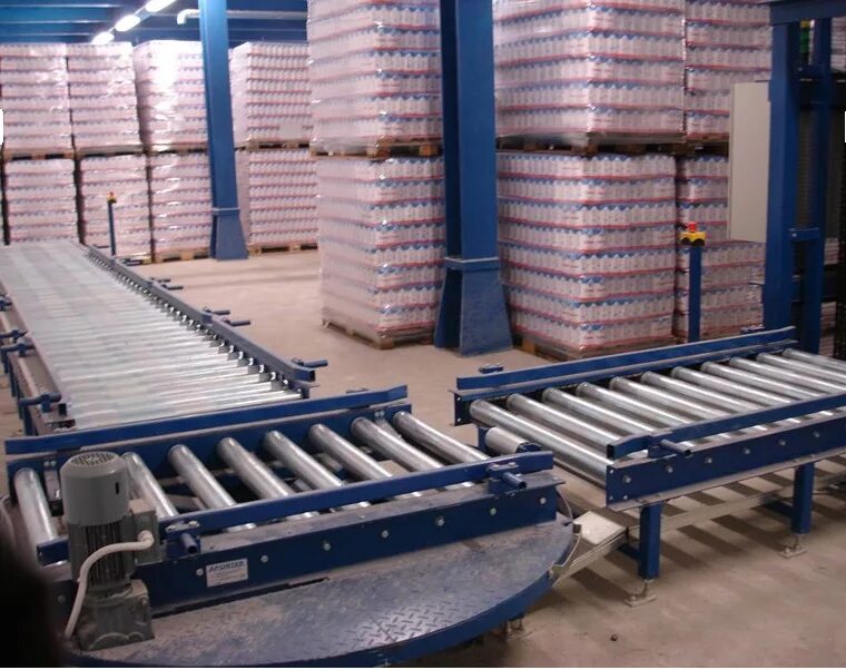 линия транспортировки. линия транспортировки. линия транспортировки. конвейерная линия для мешков. роликовый конвейер rd 2000/290.
