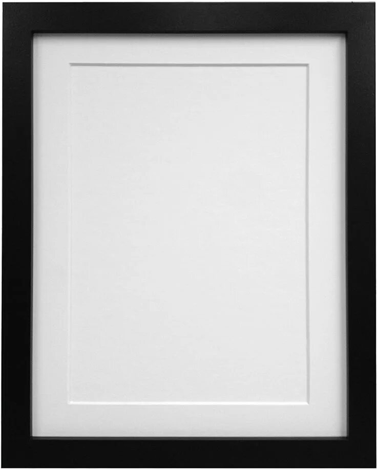 Black with frame