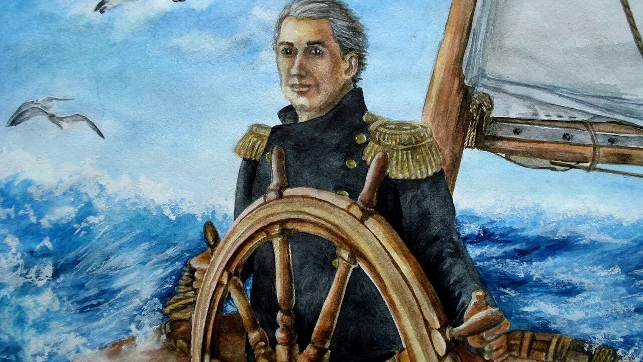 Адмирал Крузенштерн портрет. Портрет Крузенштерна Ивана Федоровича.