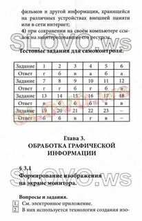 Тестовые задания по информатике 7 класс