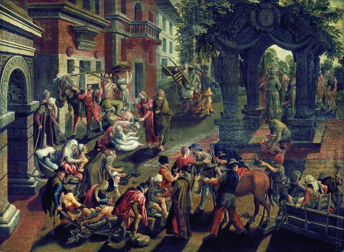 Картина 16. Художник Питер Артсен. Артсен Питер (Aertsen Pieter) (1508–1575)- нидерландский живописец.. Северное Возрождение (XV–XVI ВВ.).. Северное Возрождение Нидерланды.