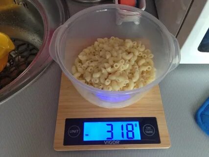 500 грамм макарон сколько