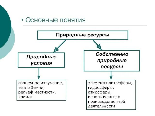 Природные ресурсы в экономике. Роль природных ресурсов в экономике. Экономика природопользования. Основные ресурсы экономики.