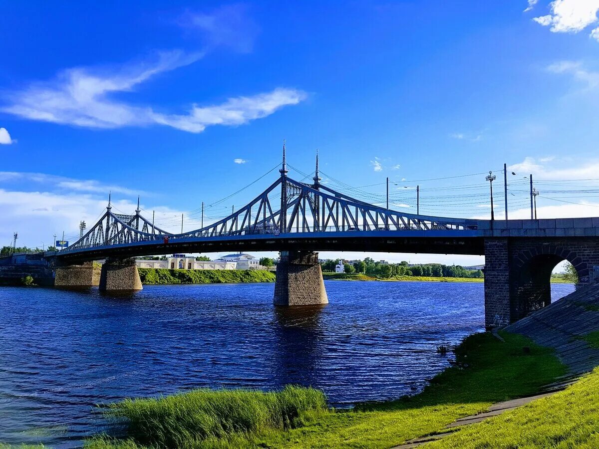 Старый мост тверь. Староволжский мост в Твери. Староволжский мост через Волгу. Тверь Волга мост. Старый Волжский мост Тверь.