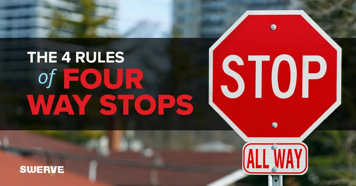 Www stops. Four way stop. Traffic Rules. All way stop sign intersection. Stop sign one Side of the Road.