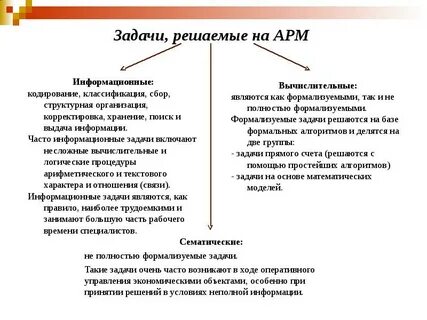 Цели арм