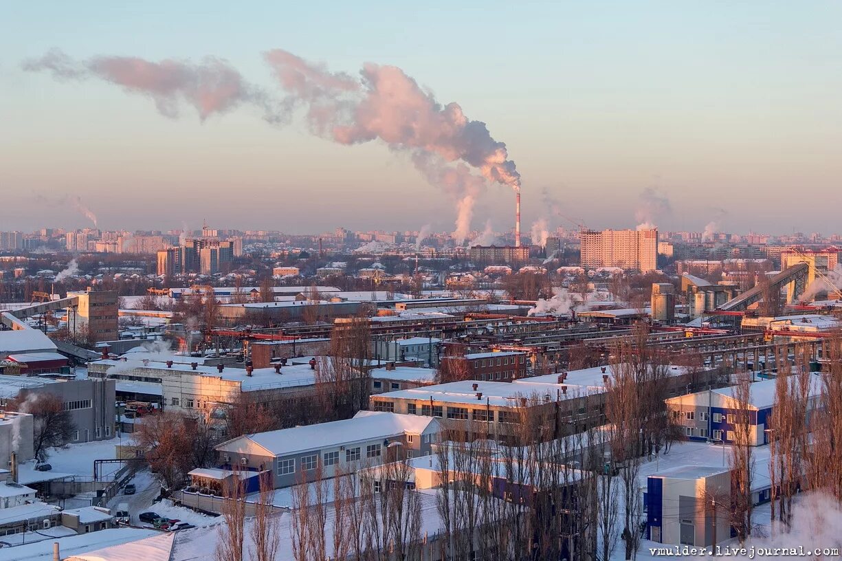 Промышленные зоны воронежа
