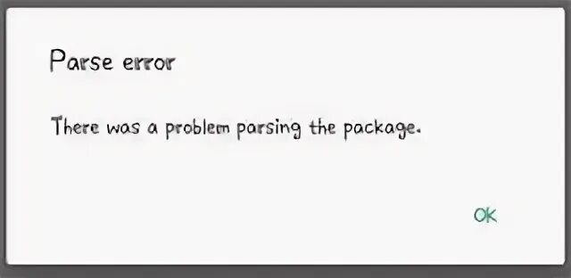 Parse error near. Parse error near