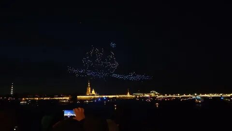 Атака дронов на санкт петербург