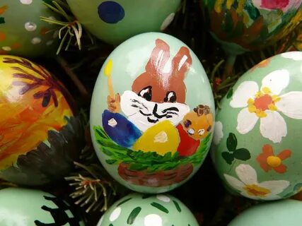 Painted eggs