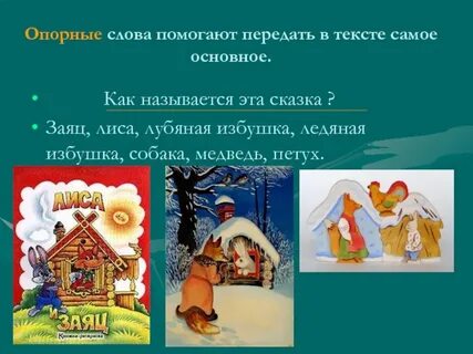 Опорные слова зайца 1 класс окружающий мир